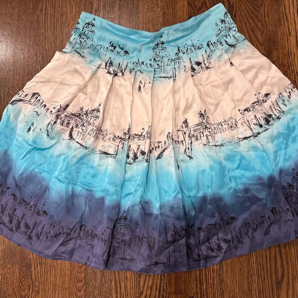Blugirl Blumarine Silk Skirt size M 8/10